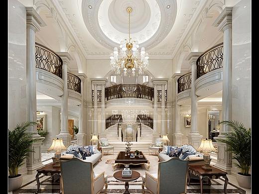 兄弟装饰别墅装修效果图丨泽胜温泉城装修设计效果图