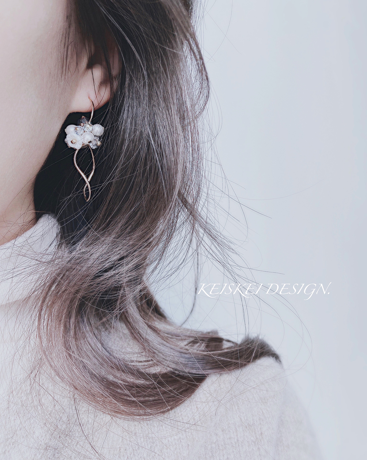 keiskei原创手作 捧花系列 ｜ 水蓝色系（图ZMTkyNjEwMjIw） - 首饰设计 - 站酷设计师Keiskei花园物语原创素材 - 站酷ZCOOL