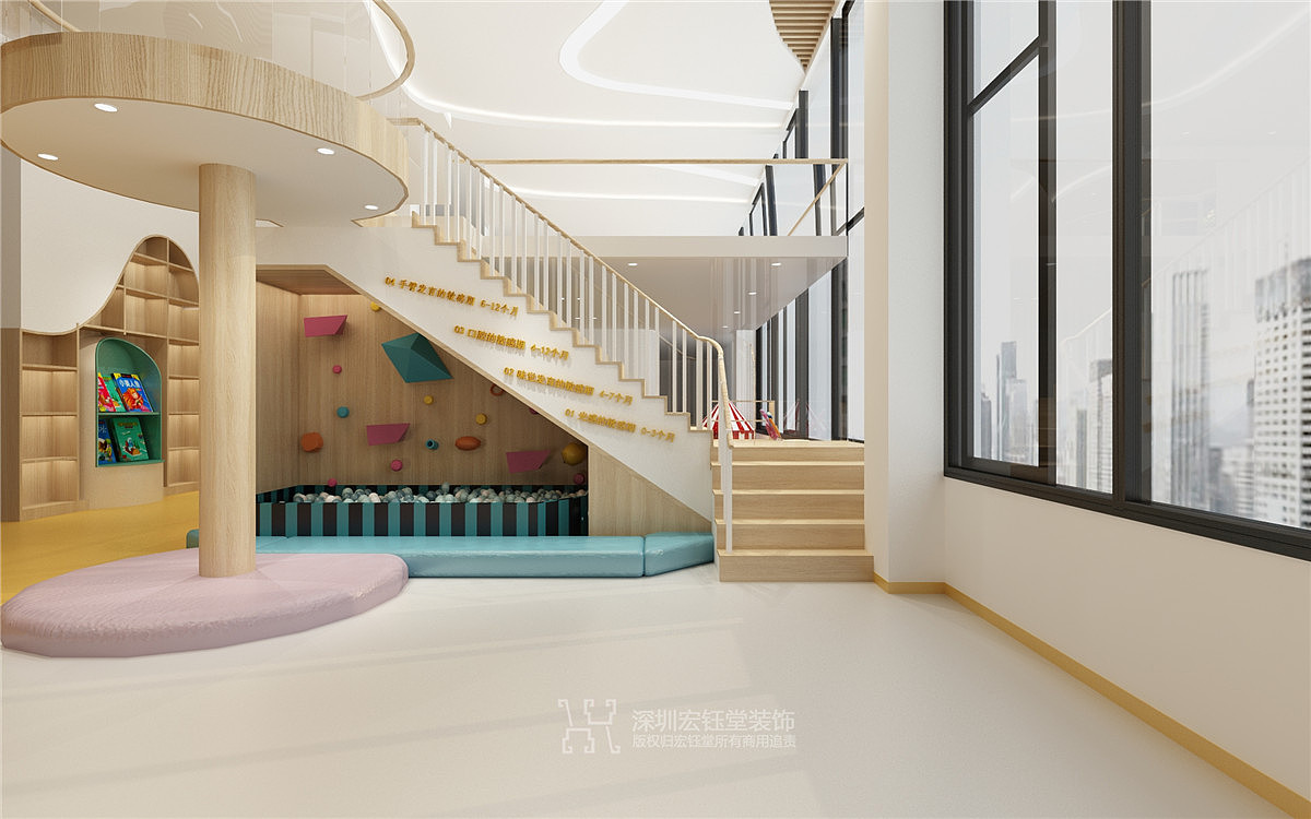 郑州维贝尼早教装修效果图-郑州专业高端连锁早教装修公司