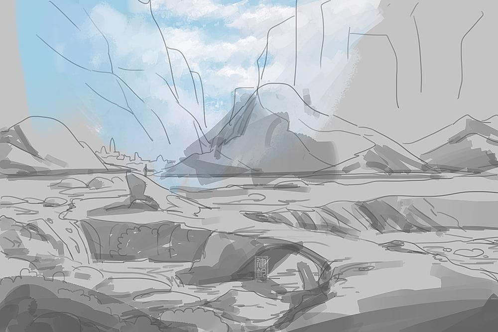 心有山河，自有色。（图ZMjQyNzg1NDI4） - 创作习作 - 站酷设计师建帆原创素材 - 站酷ZCOOL