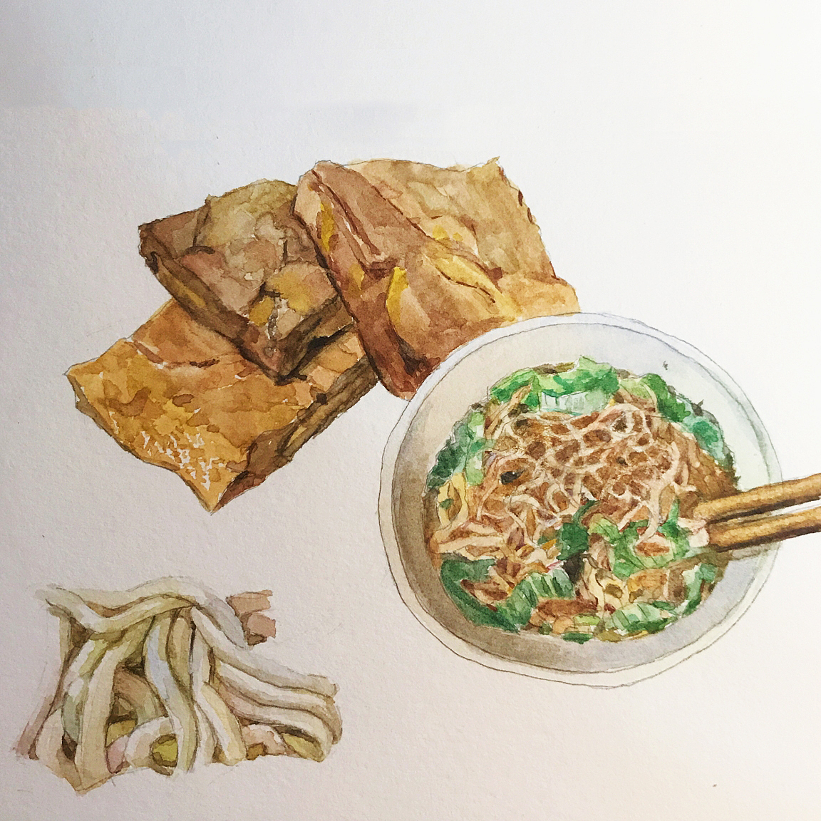 水彩小画（图ZMTE4NDEzMzQ0） - 创作习作 - 站酷设计师兰逼儿原创素材 - 站酷ZCOOL