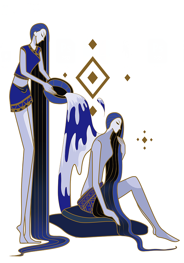 苗族草药产品插画