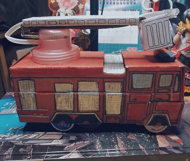 Blueblue要的手工《消防车》