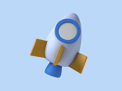c4d清新立体图标设计