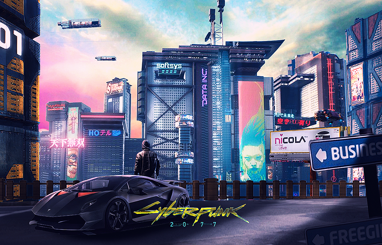 赛博朋克2077宣传海报