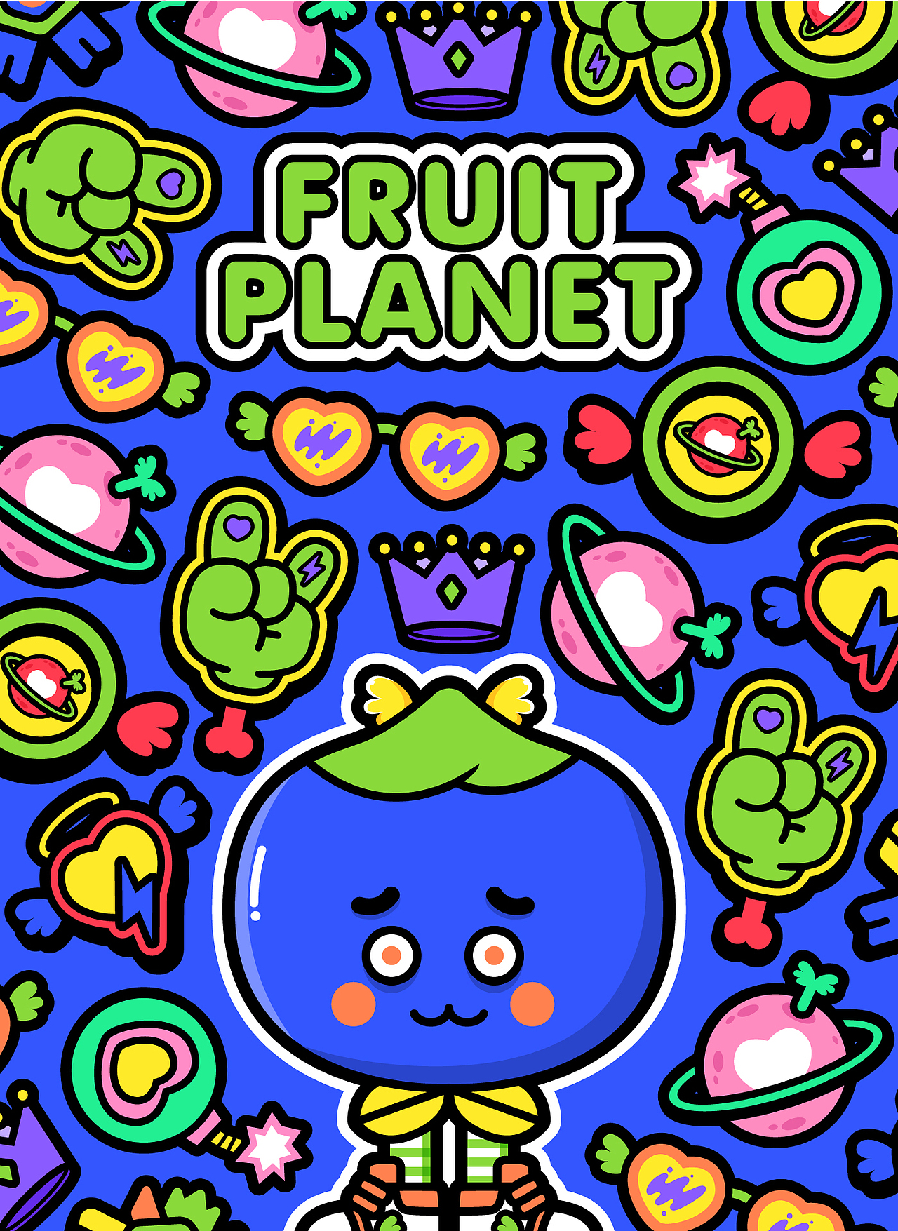 原创IP形象设计——水果星球