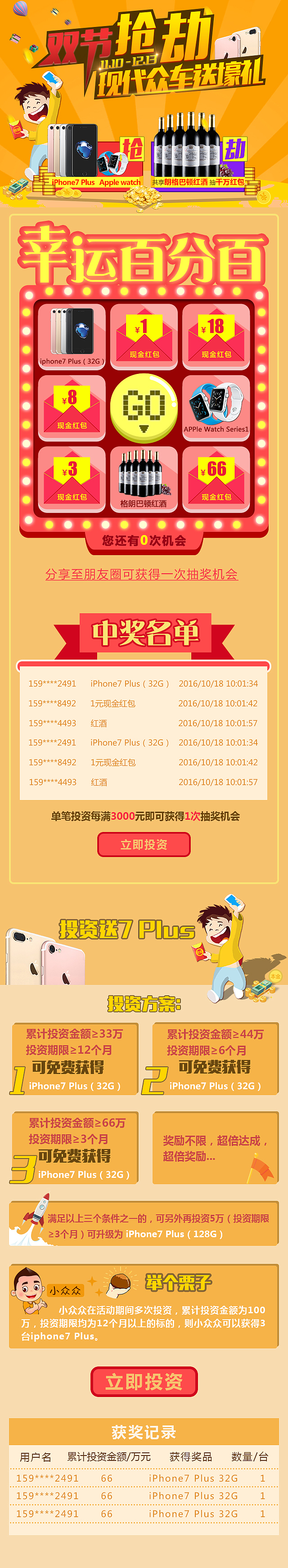 现代众车在线抽奖专题活动