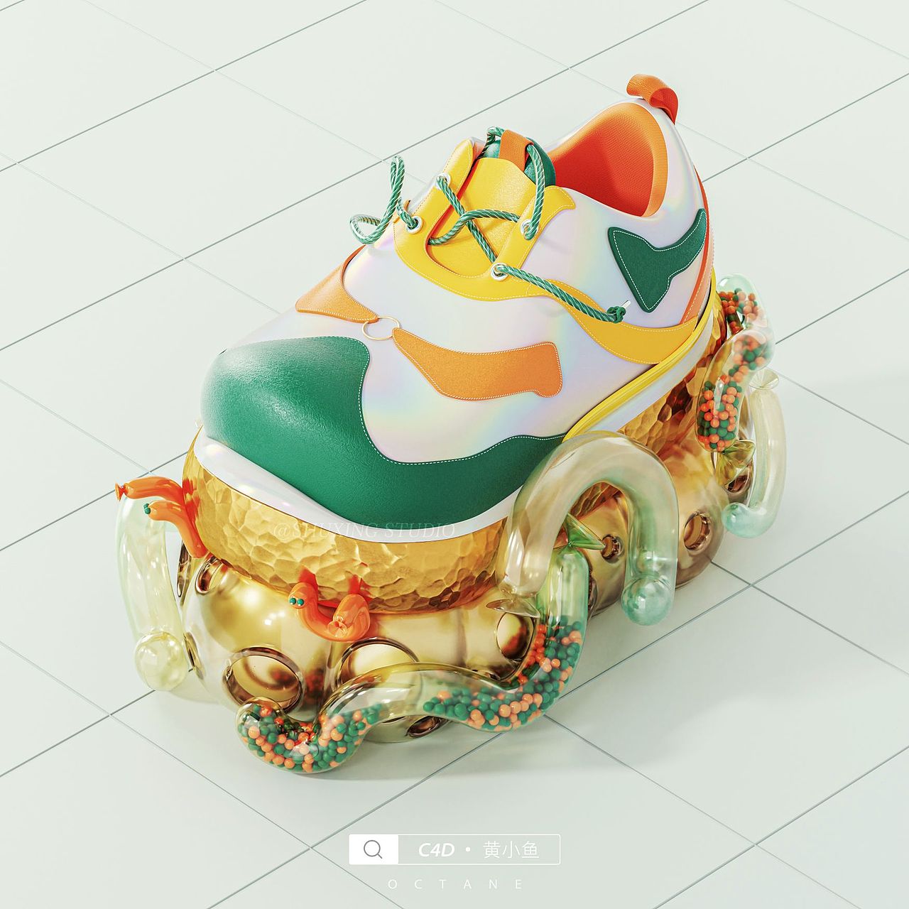2022年8月最后一肝！一组关于鞋子的渲染~（图ZMzE3NDc0MjAw） - 场景 - 站酷设计师黄小鱼y原创素材 - 站酷ZCOOL