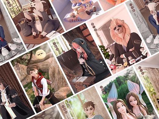 C4D制作十二星座