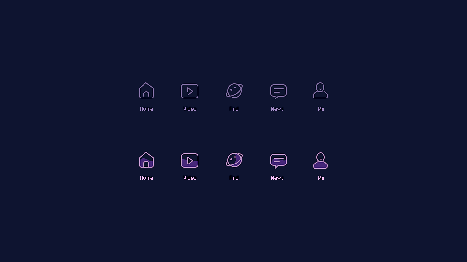 导航栏icon|ui|图标|拂袖袖april_原创作品-站酷zcool