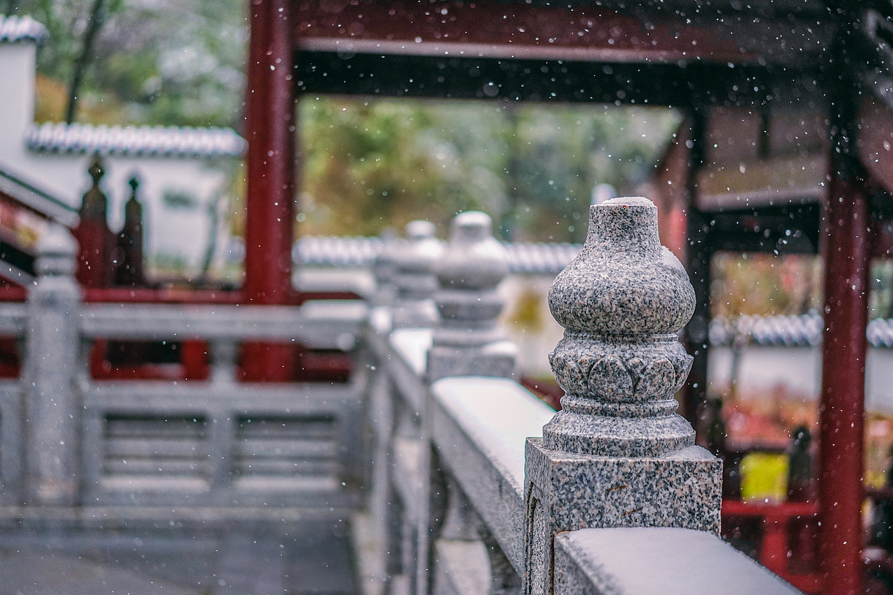 山寺雪景（图ZNjc1MjM3Njg=） - 风光摄影 - 站酷设计师正义的小伙伴Paul原创素材 - 站酷ZCOOL