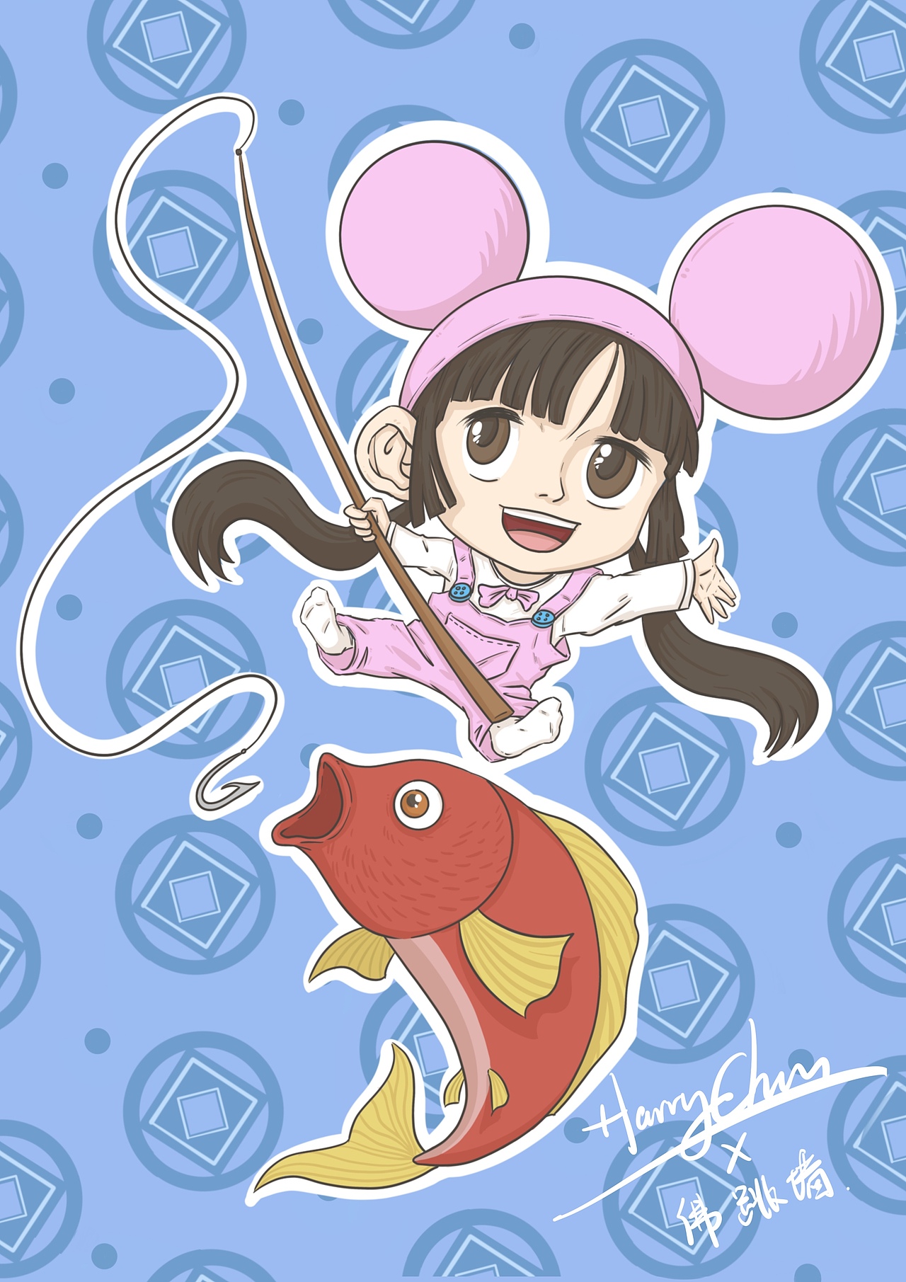 鼠年文创插画设计