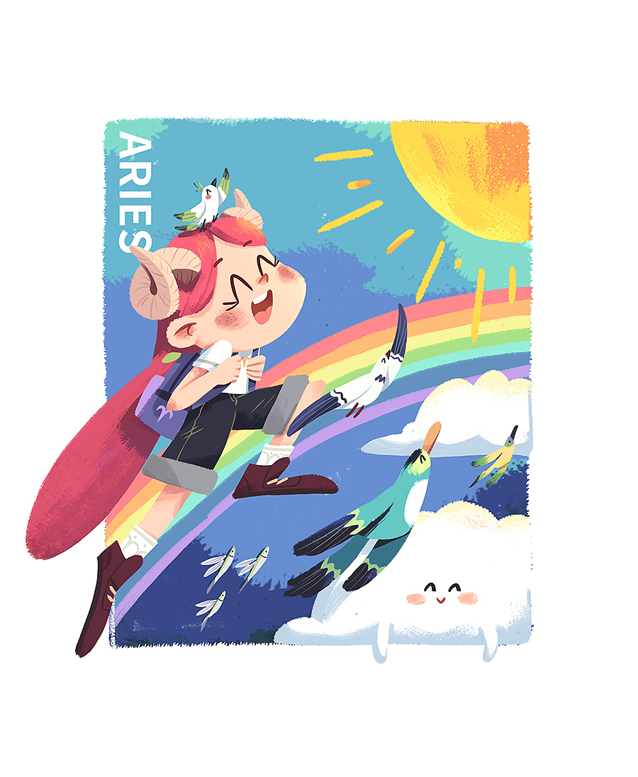 12星座插画（图ZMTg2NTkwMjIw） - 儿童插画 - 站酷设计师25yong原创素材 - 站酷ZCOOL