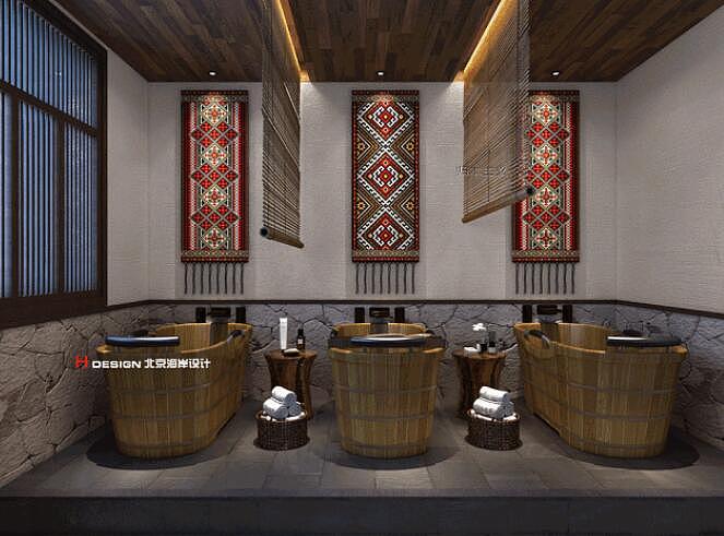 东方SPA千年瑶浴空间设计