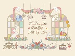 诞生礼包装设计｜一组可爱的包装集合