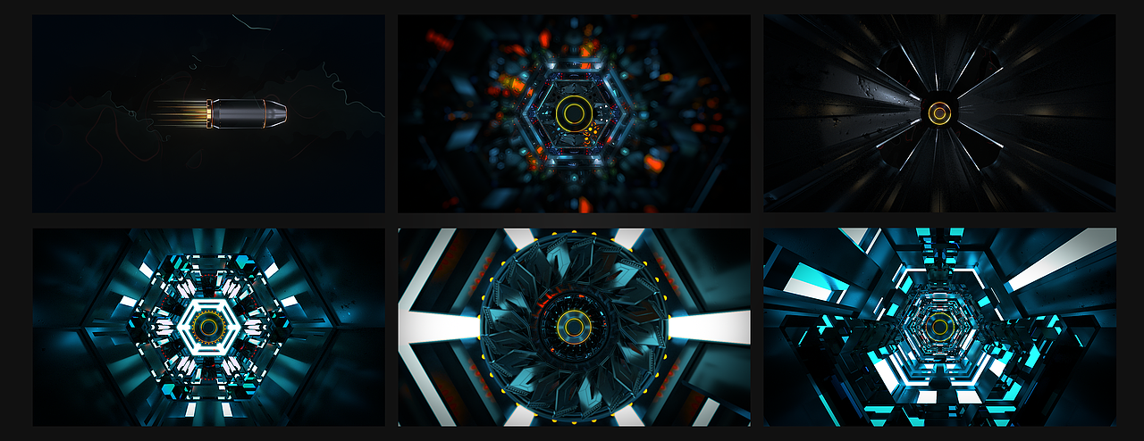 机械科技感概念片模拟