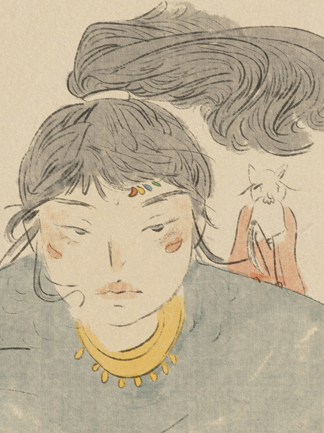 临摹和一些顺其自然的小稿（图ZMjMxNjc2ODYw） - 商业插画 - 站酷设计师hanaoo_原创素材 - 站酷ZCOOL