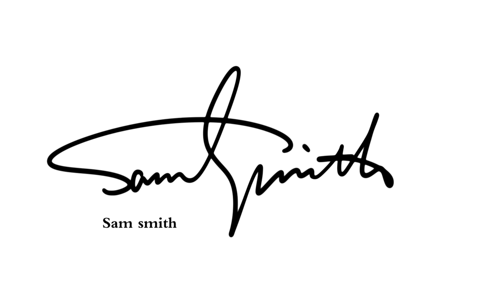 英文签名丨signature logo丨英文手写标志设计