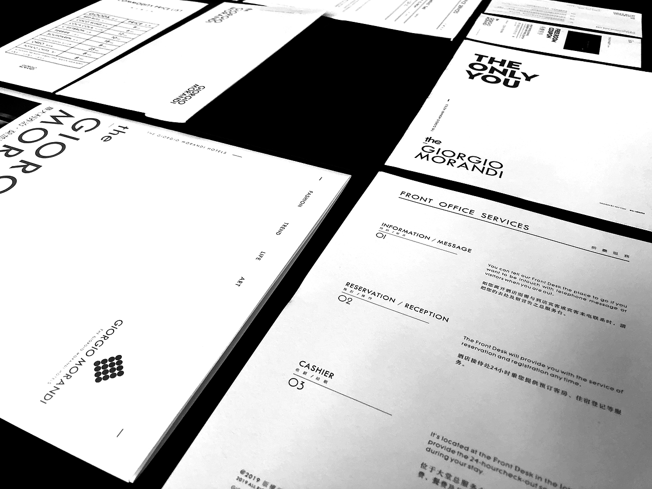 GIORGIO MORANDI HOTEL 品牌VI设计