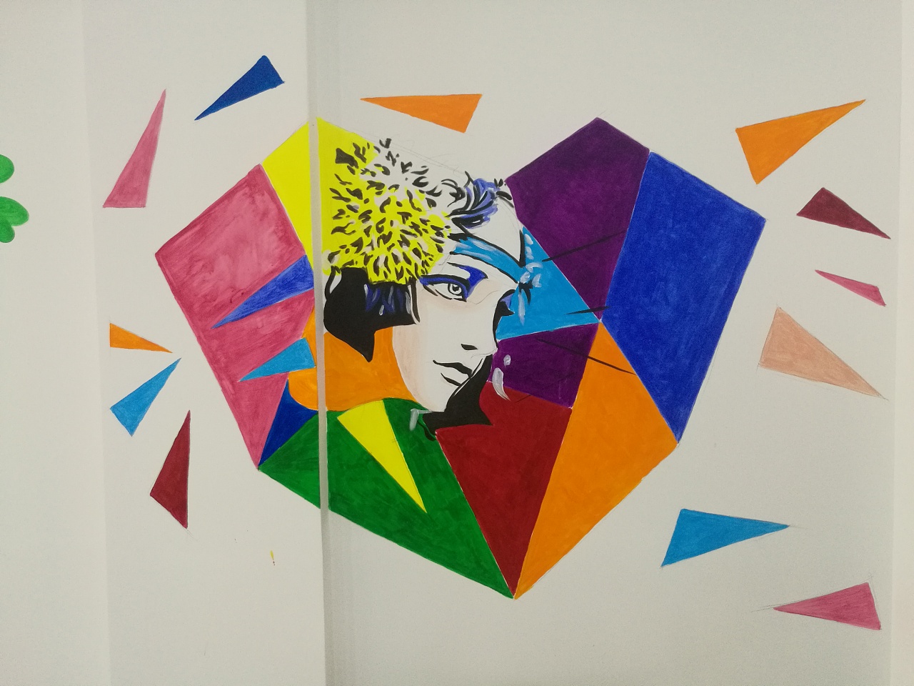 奶茶店墙绘墙画彩绘|插画|新锐潮流插画|赵但丁 - 原创作品 - 站酷