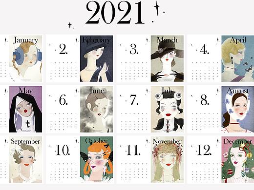 2021月历