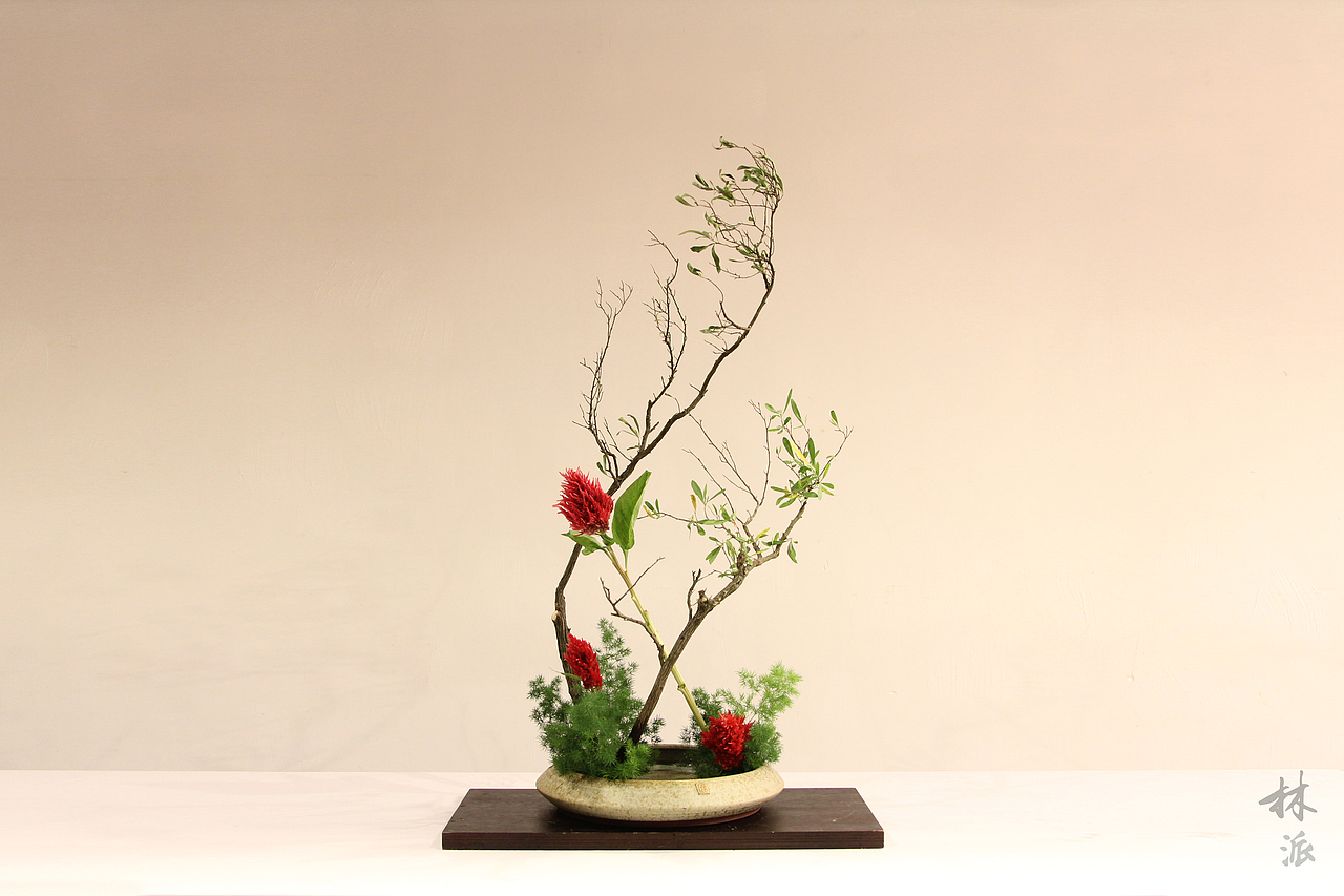 林派花道-花道三段作品赏析（图ZNTgyNDYyMjg=） - 其他手工艺 - 站酷设计师林派花道原创素材 - 站酷ZCOOL