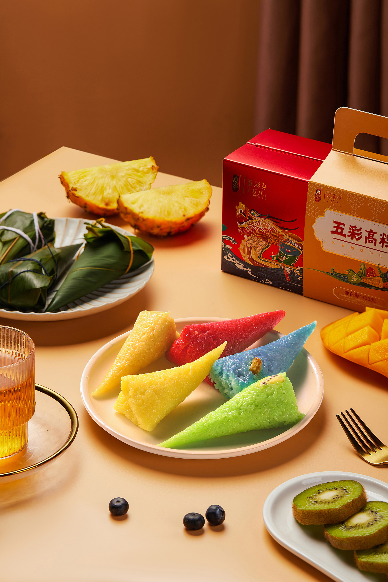 月牙婆-五彩高粽