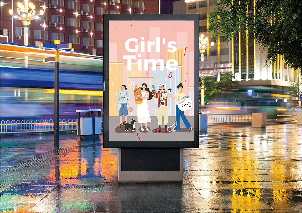 Girl's time视觉设计（图ZMjQzNDQyMTYw） - 移动端网页 - 站酷设计师方影哲原创素材 - 站酷ZCOOL