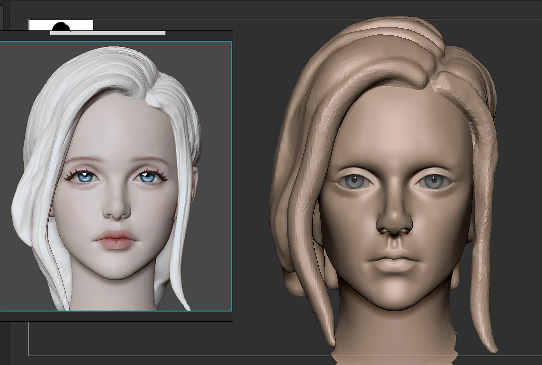 zbrush练习（图ZMjE0MDQ5Njcy） - 人物/生物 - 站酷设计师杏ccccc原创素材 - 站酷ZCOOL