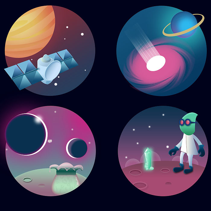 星球|ui|图标|良月五_原创作品-站酷zcool