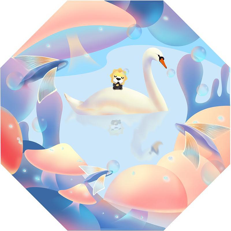梦幻系伞设计（图ZMTAwNjQ4ODIw） - IP形象 - 站酷设计师hehe君原创素材 - 站酷ZCOOL