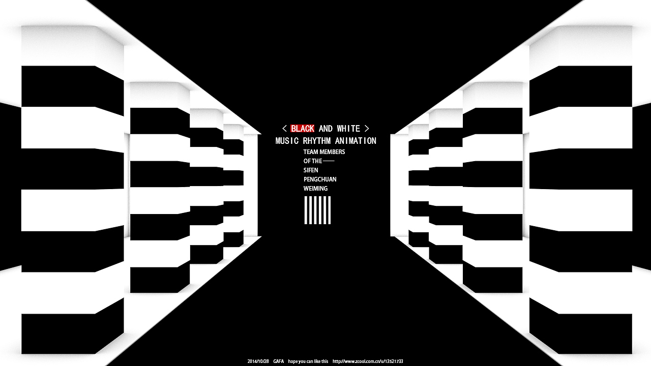 黑与白音乐动画（图ZMzY0MTg0OTI=） - 短片 - 站酷设计师SFEND原创素材 - 站酷ZCOOL