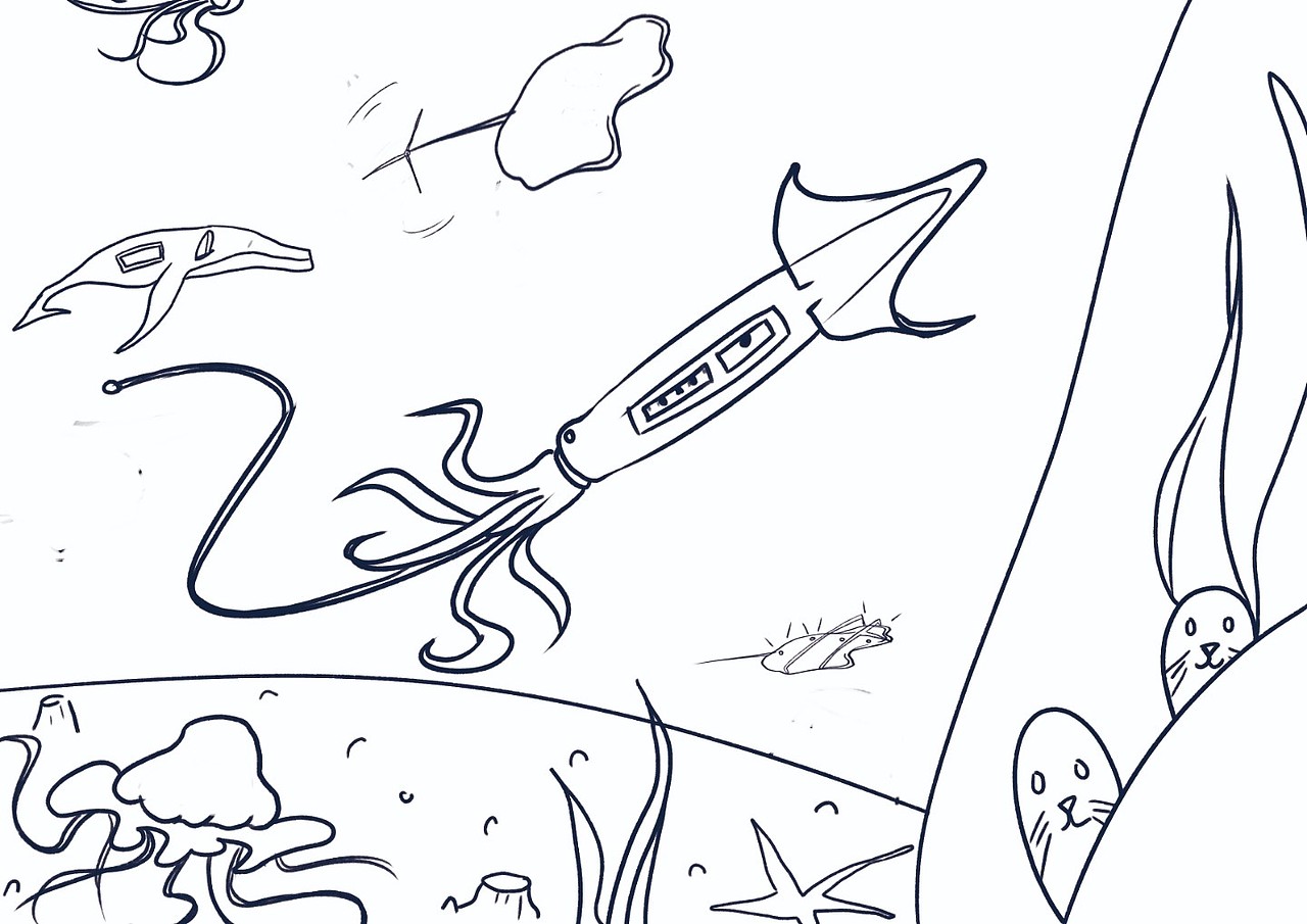 海洋绘本（图ZMTkwNjA4ODU2） - 绘本 - 站酷设计师王咩咩咩原创素材 - 站酷ZCOOL