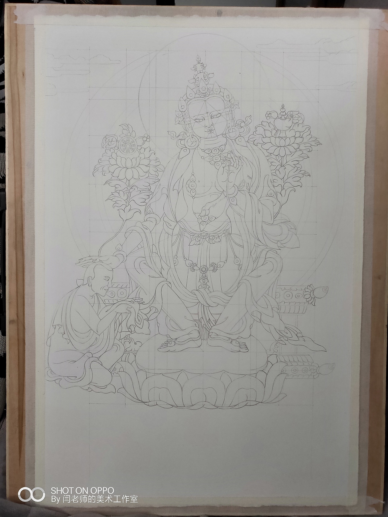 唐卡（复合材料）（图ZMjAwMzcxMjI0） - 绘画 - 站酷设计师闫老师美术工作室原创素材 - 站酷ZCOOL