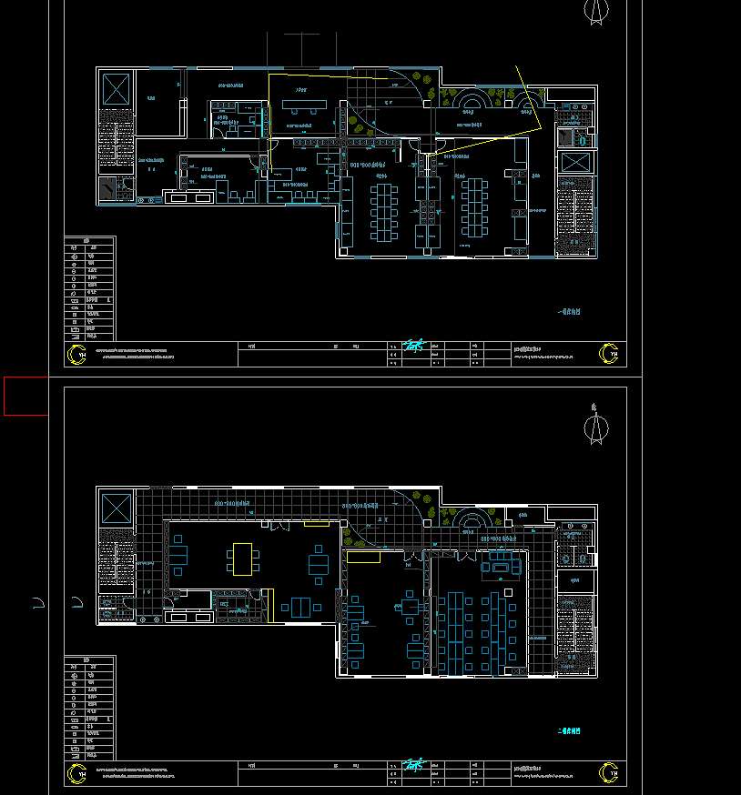 办公室平面施工图|空间|商业空间设计|柔柔很温柔_原创作品-站酷zcool