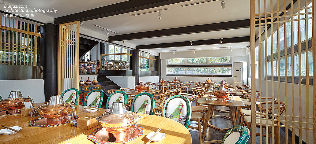 独尊建筑摄影：餐饮空间传统老北京火锅