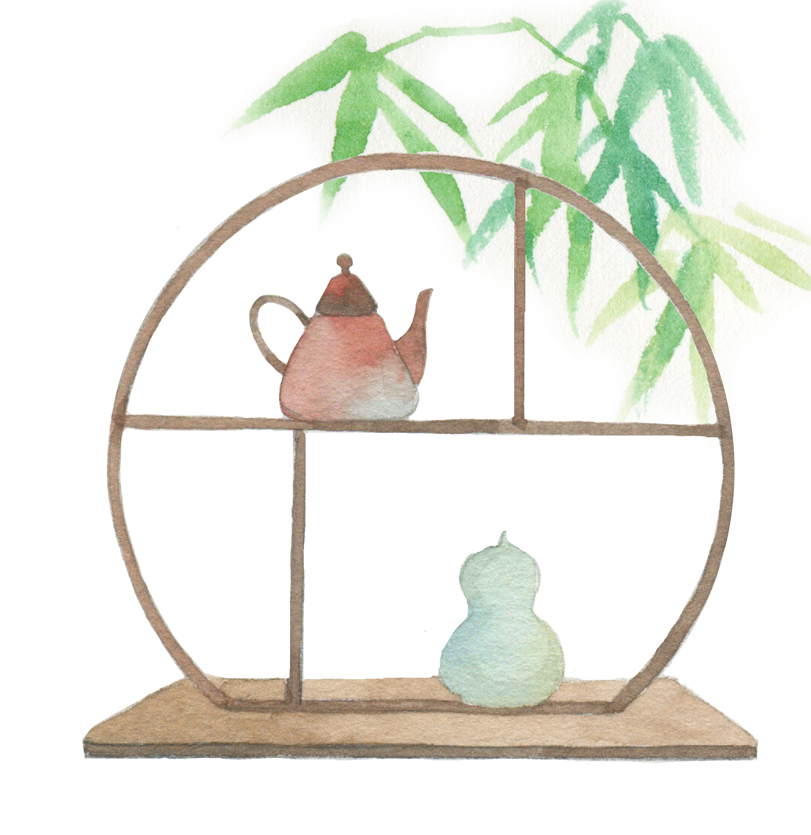 古风文玩团扇器物花卉