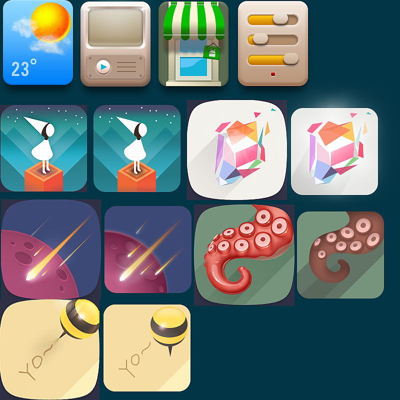 拟物图标（图ZNzAxOTk2NDg=） - 图标 - 站酷设计师奋起的猪肠粉原创素材 - 站酷ZCOOL