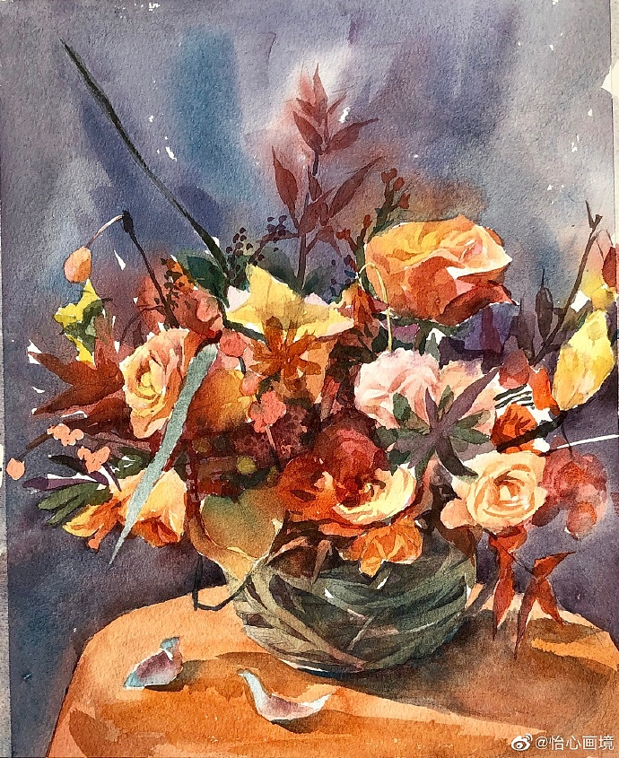 一處深秋（圖ZMTgxNDQwMzA0） - 繪畫 - 站酷設(shè)計師SGED四個耳洞原創(chuàng)素材 - 站酷ZCOOL