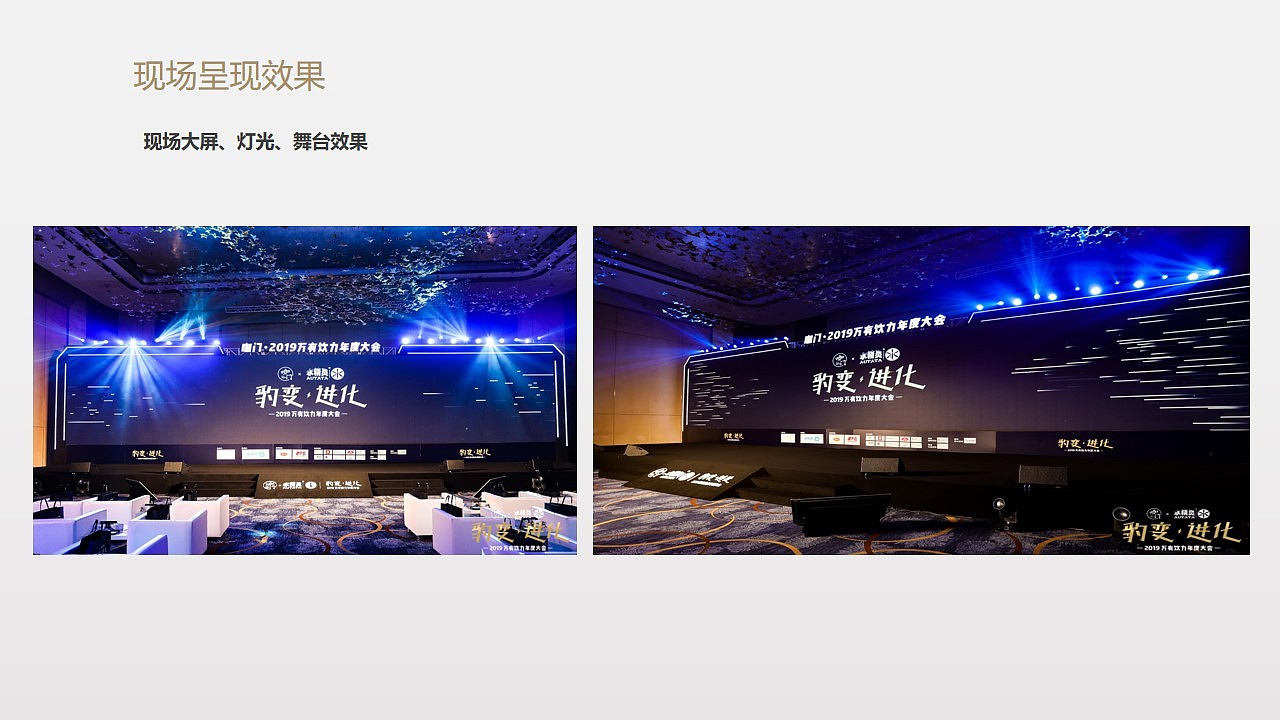 咖门-豹变进化-万有饮力年度大会|活动策划