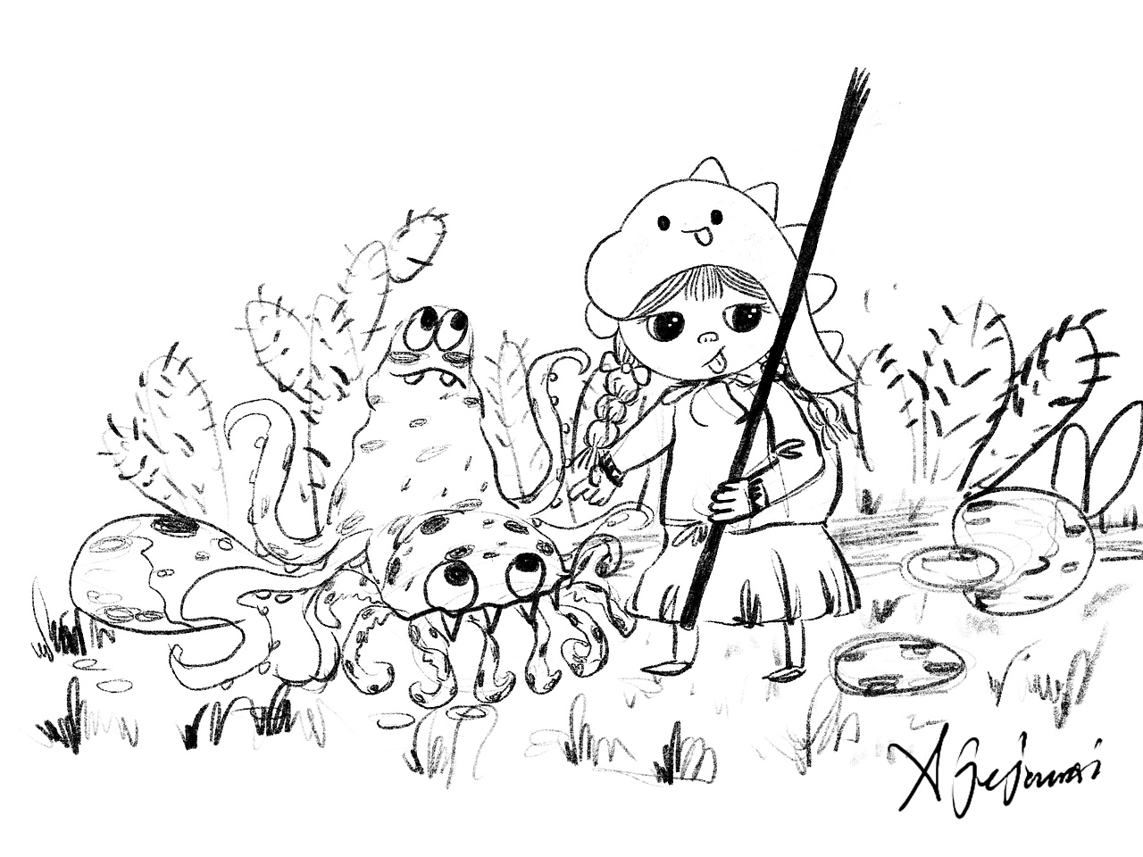 小角色小场景（图ZMTk0MjkxOTgw） - 儿童插画 - 站酷设计师xiejing静原创素材 - 站酷ZCOOL