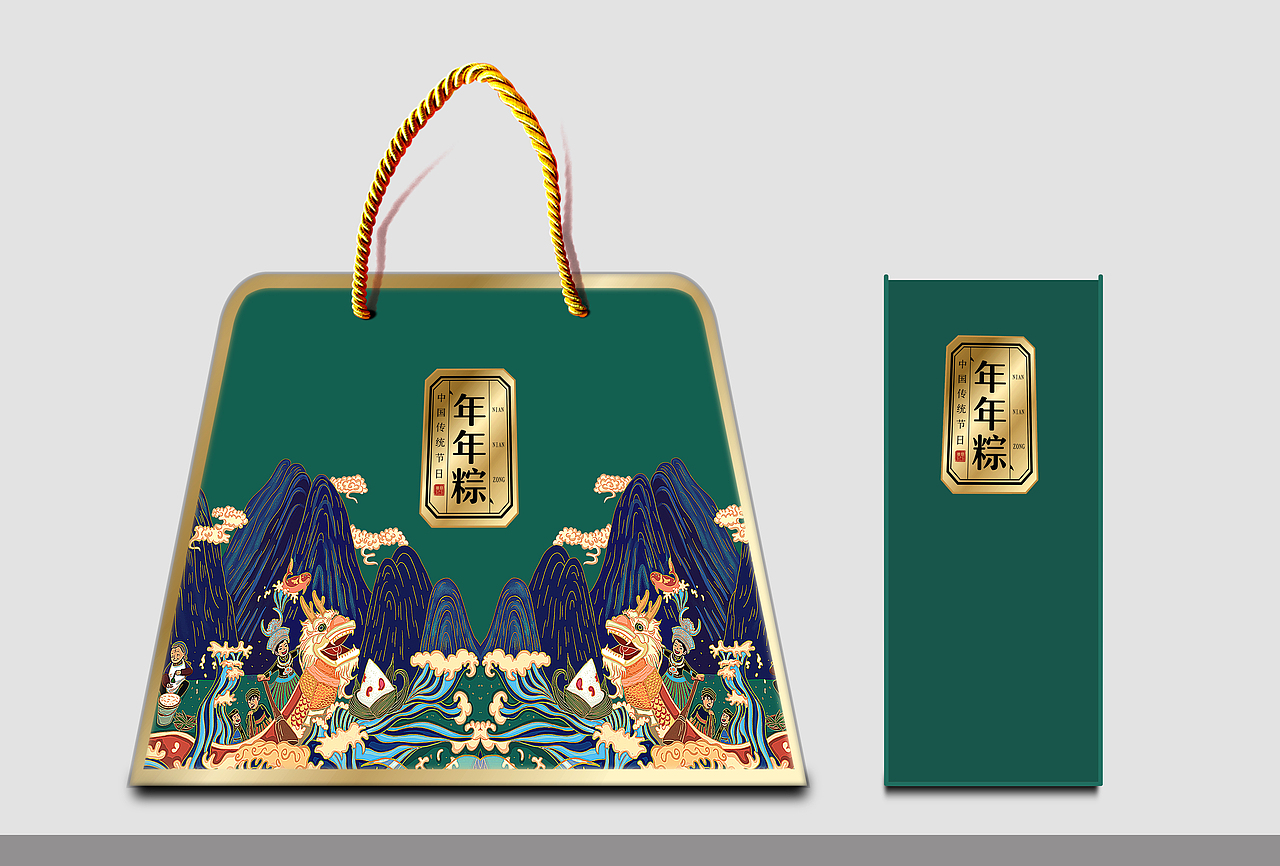 粽子礼盒|平面|包装|杰尚包装设计_原创作品-站酷zcool