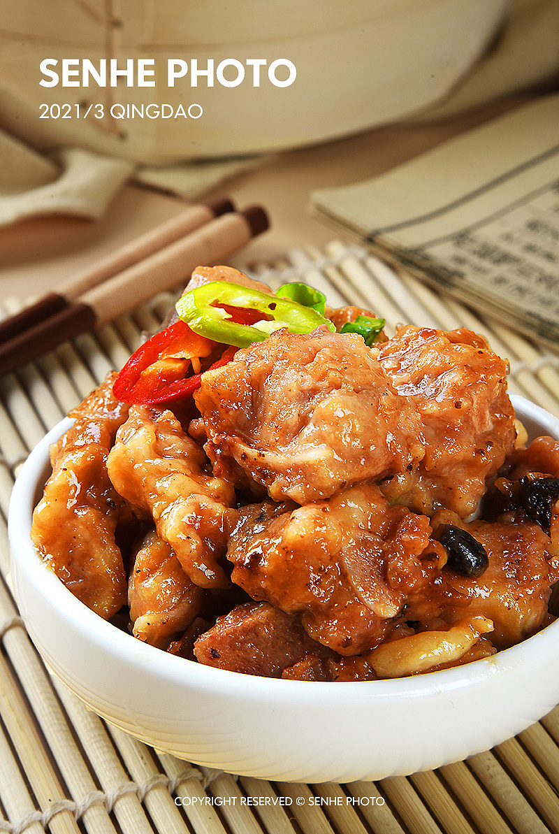 豉香小排骨广式早茶产品拍摄