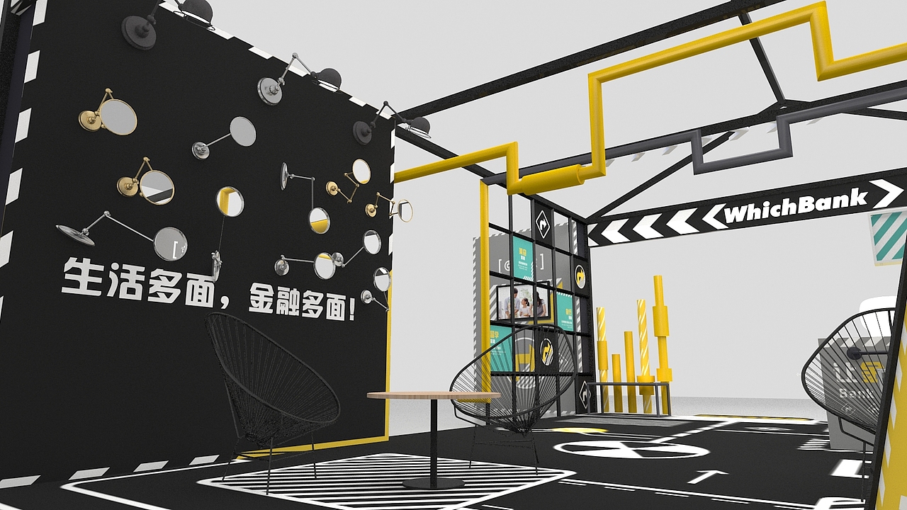 工厂风展位（图ZNzQ0ODczMjQ=） - 建筑/空间 - 站酷设计师恁贵哥原创素材 - 站酷ZCOOL