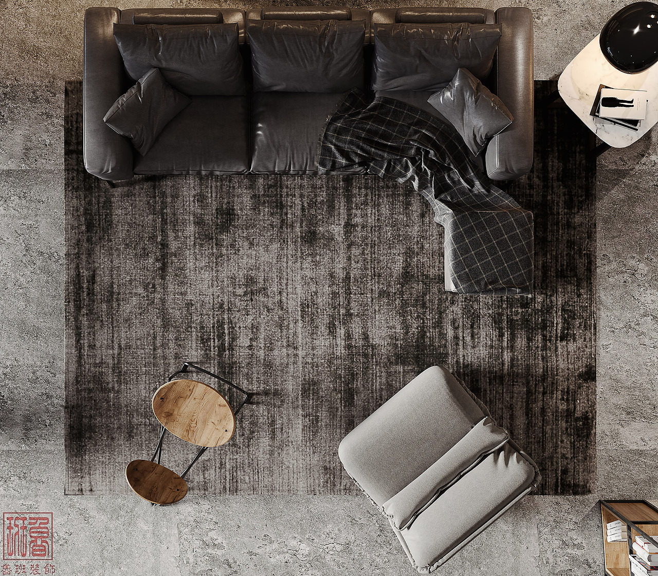 潘多磨-工业风呈现（图ZMjMxMjE2NTg0） - 家装设计 - 站酷设计师金该效果图官方账原创素材 - 站酷ZCOOL