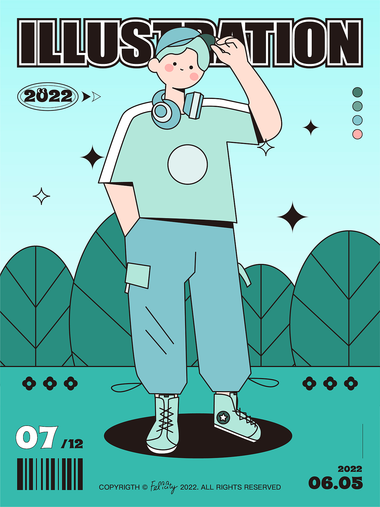 描边风人物插画（图ZMzAzNzMxMjM2） - 创作习作 - 站酷设计师耶子恩原创素材 - 站酷ZCOOL