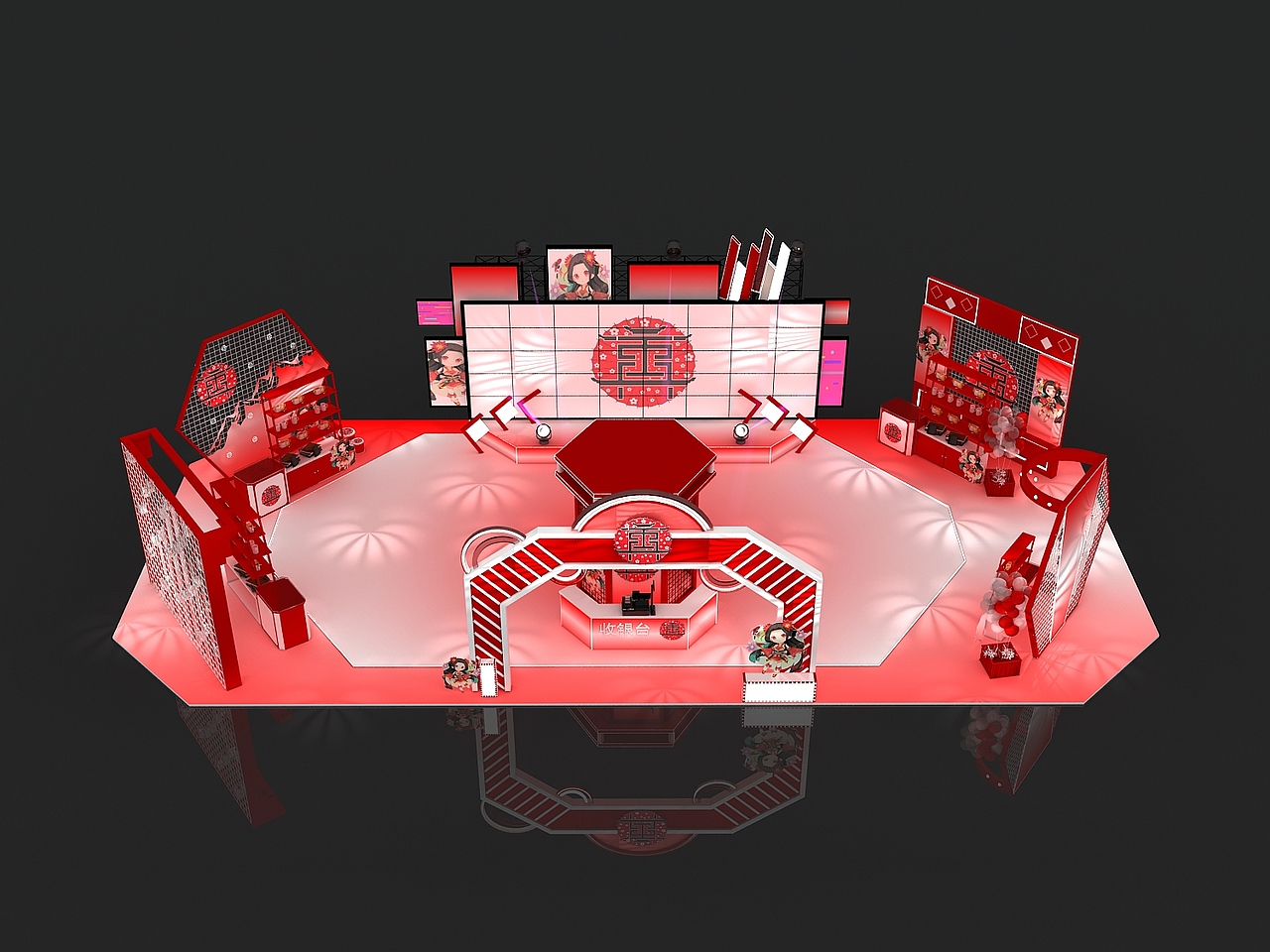 万代快闪 路演效果图（图ZMjE0MDg5MzY4） - 其他三维 - 站酷设计师pepper1110原创素材 - 站酷ZCOOL