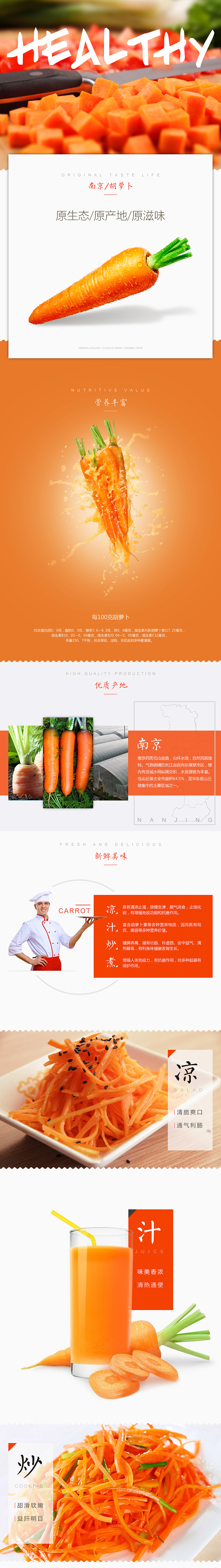 胡萝卜详情模板