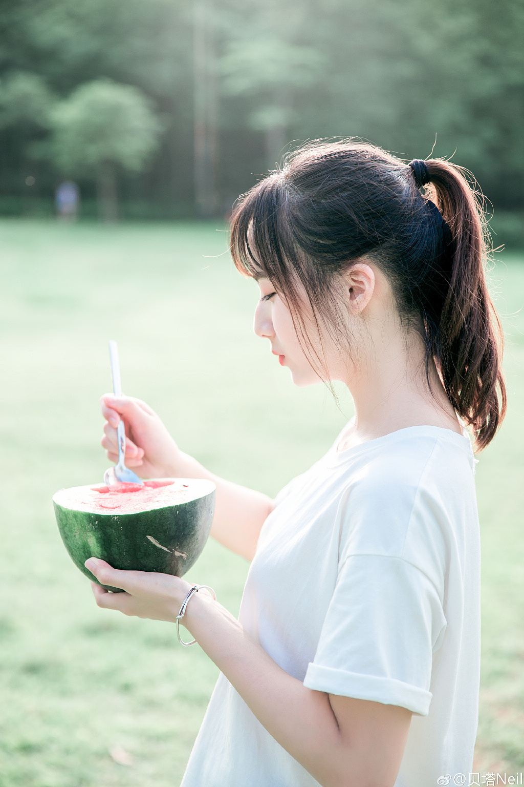 夏天小清新色调教程
