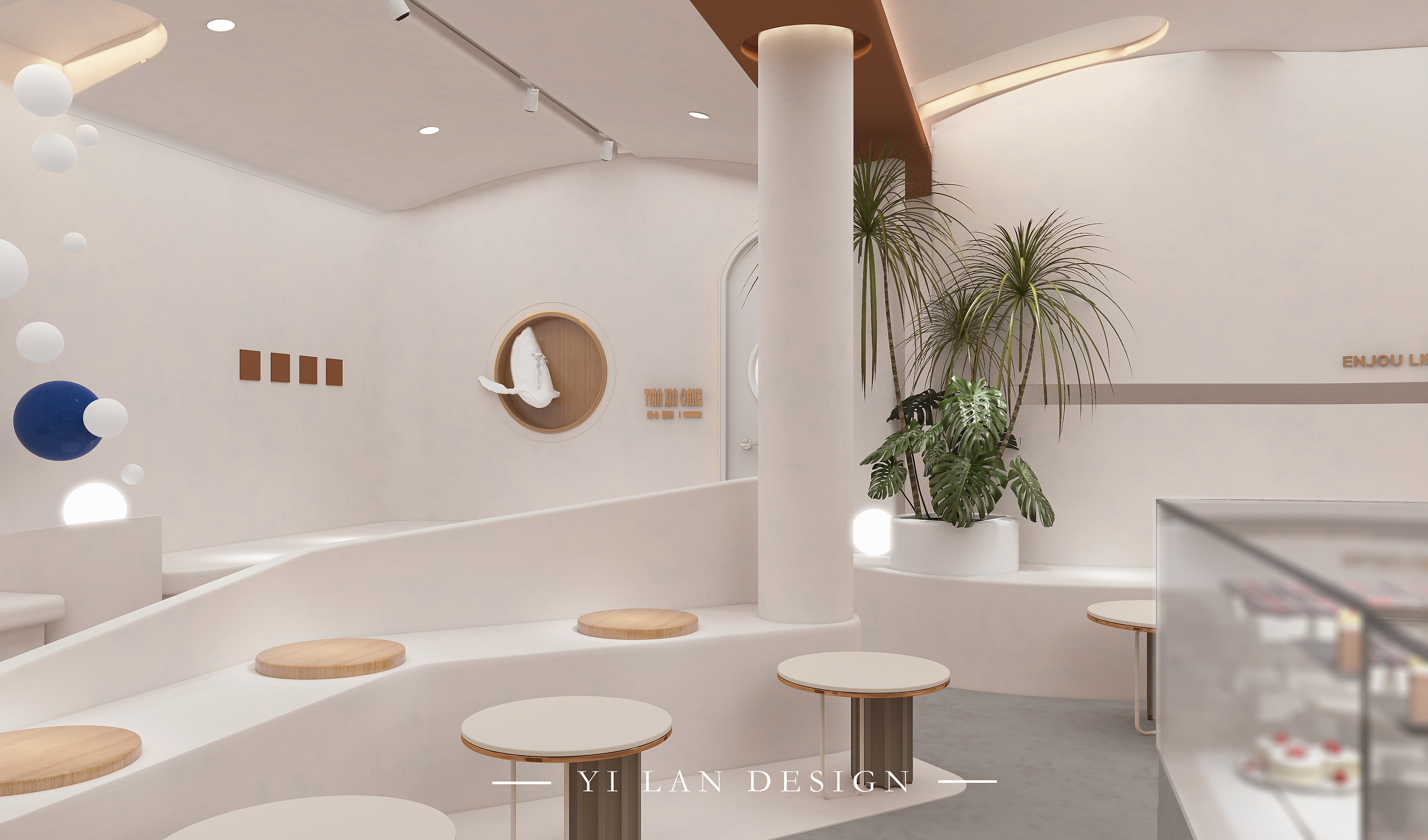 甜心蛋糕线下体验店《一岚设计》